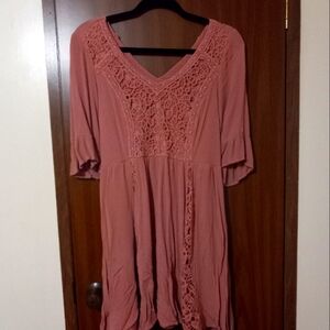 Maurices Crochet detail dress. Size Medium.